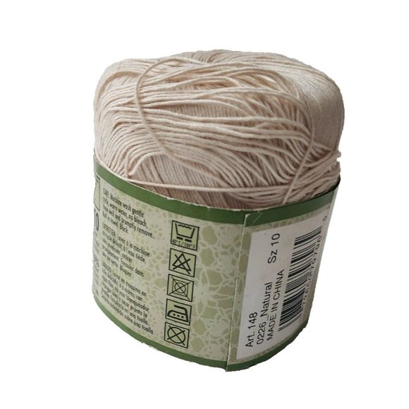 Aunt Lydias Crochet Thread Classic 10 Natural 300 Yds - Picture 4 of 5